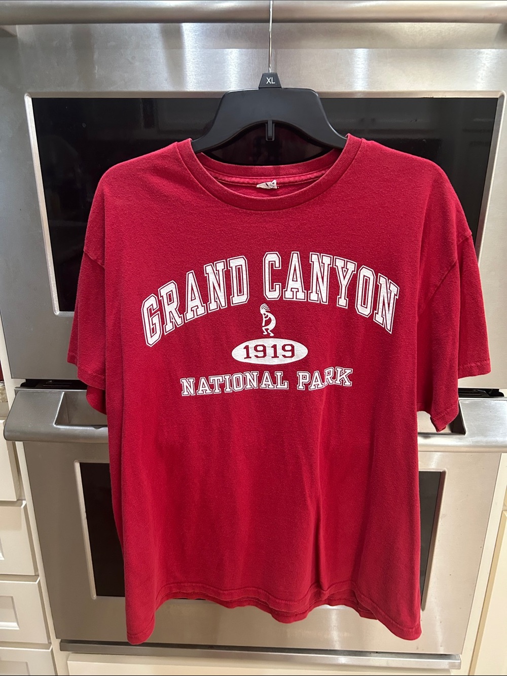 Gildan Red Grand Canyon 1919 National Park Short Sleeve Tee